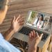 Man video calling his psychologist to have a vistual session while in quarantine during the coronavirus