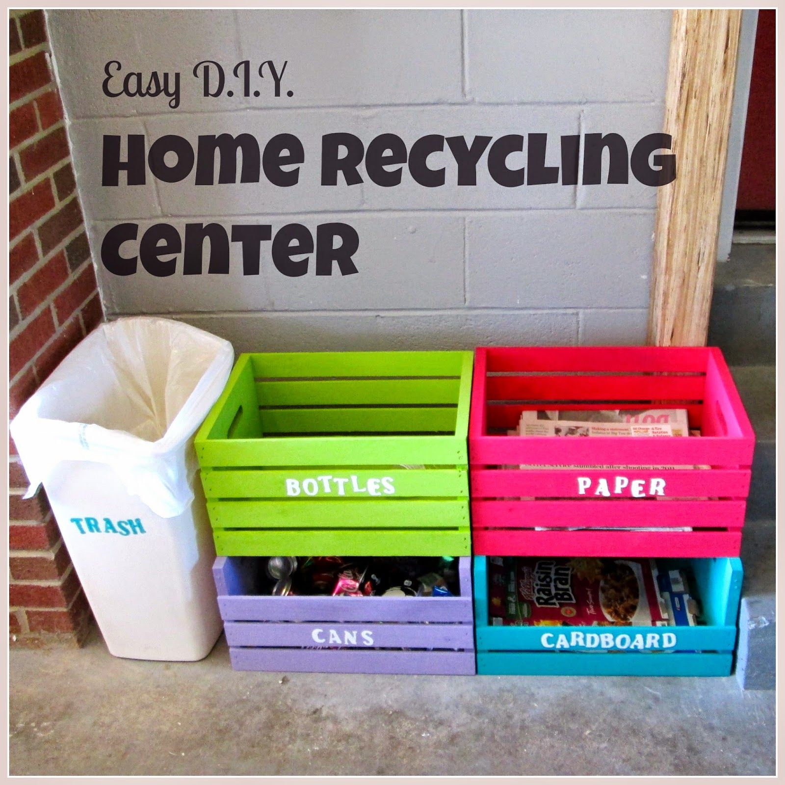 Ideas for Home Recycling Bins and Containers: Where to Place Them ...