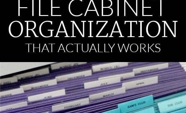 Suggested Home File Categories for Organized Filing System