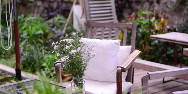 A picture containing outdoor, porch, plant, garden Description automatically generated